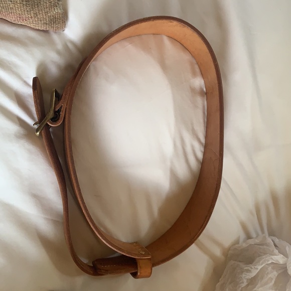 Tan leather belt main image 5